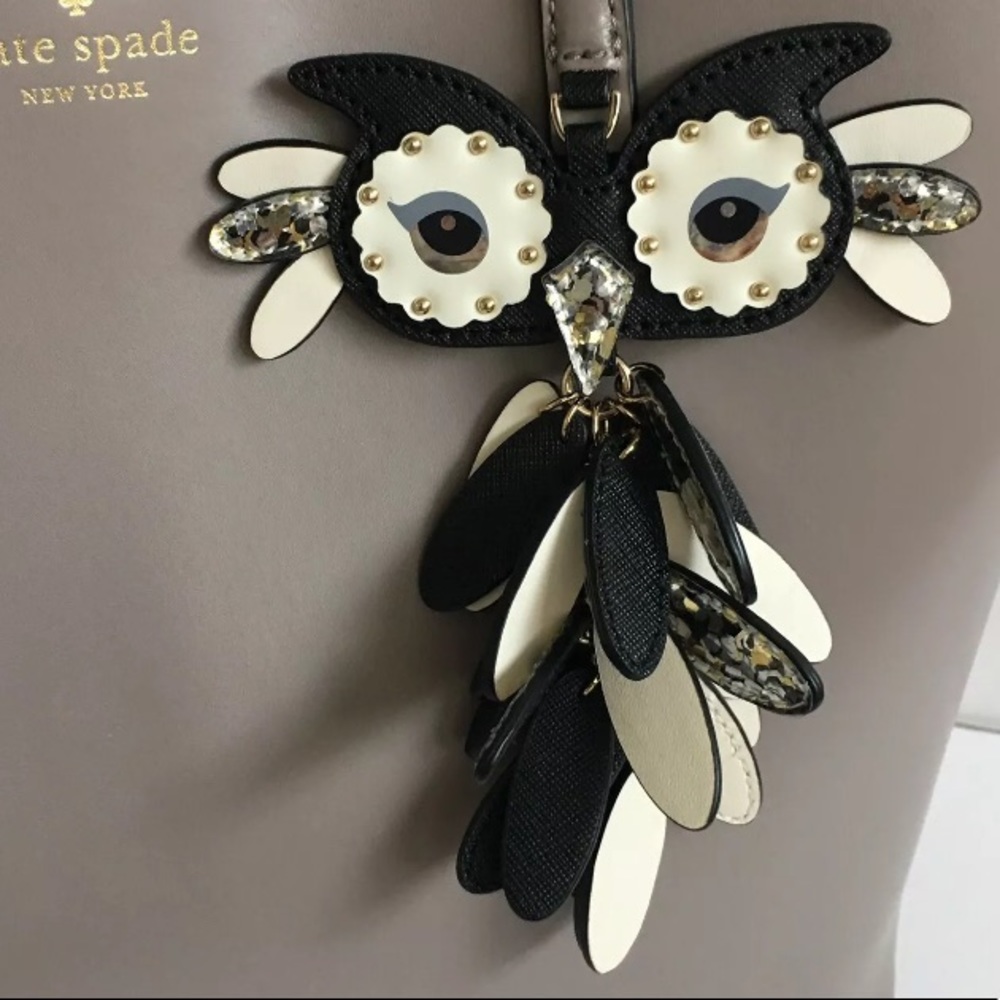 Kate spade owl little Len tote star bright gray - Picture 4 of 8